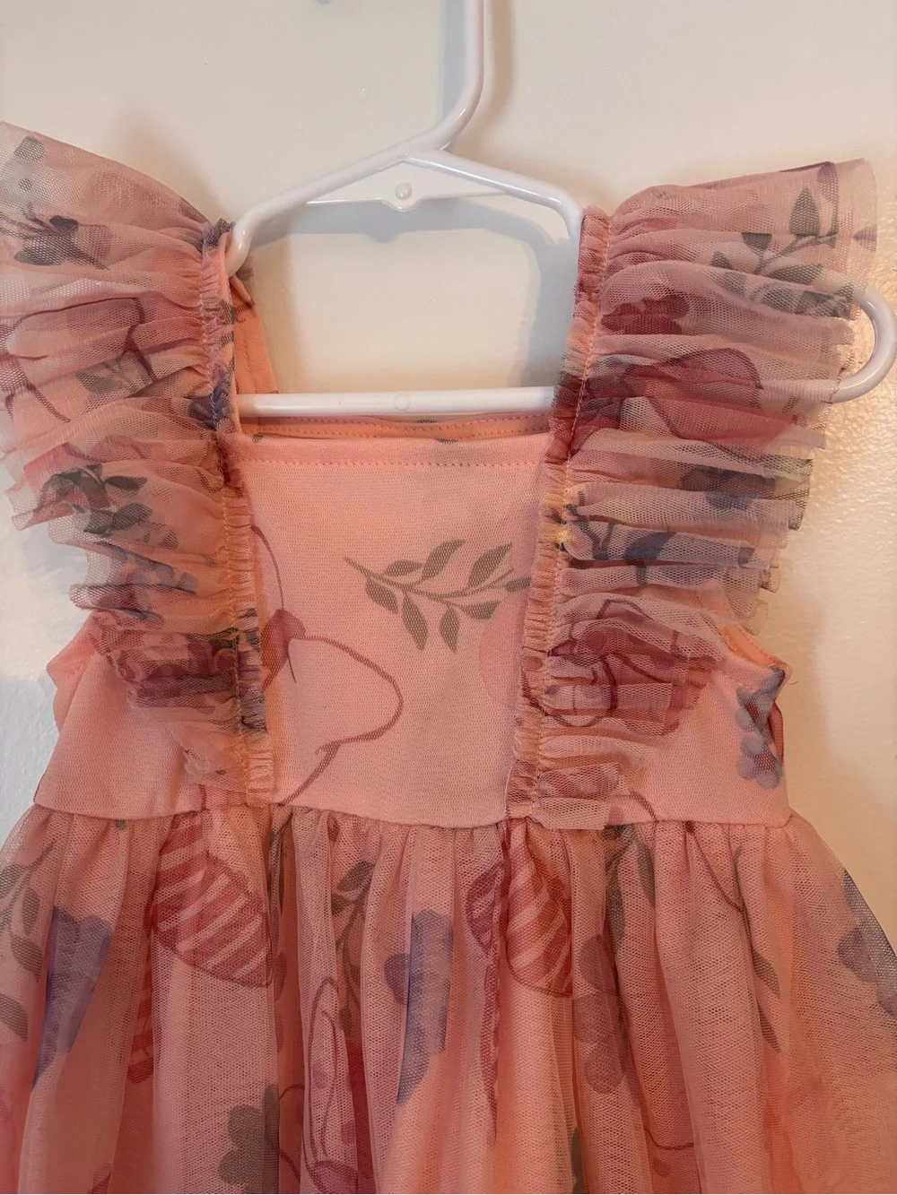 Disney Junior Minnie Mouse Pink Ruffle Tulle Dress